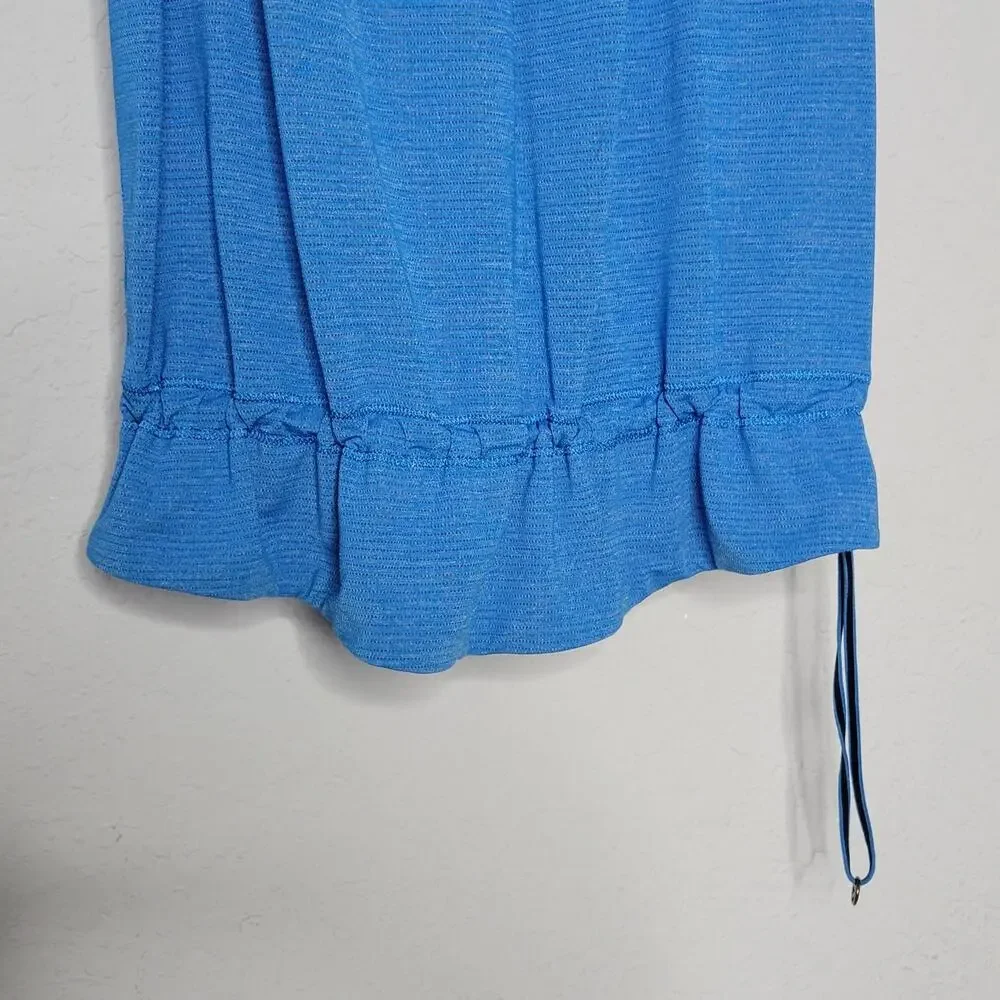 Lululemon Blue Rest Less Cinch Waist Activewear Tank Top Women's 6/8 - Picture 4 of 10